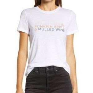 1901 Apple Cider Pumpkin Spice White Graphic Shirt